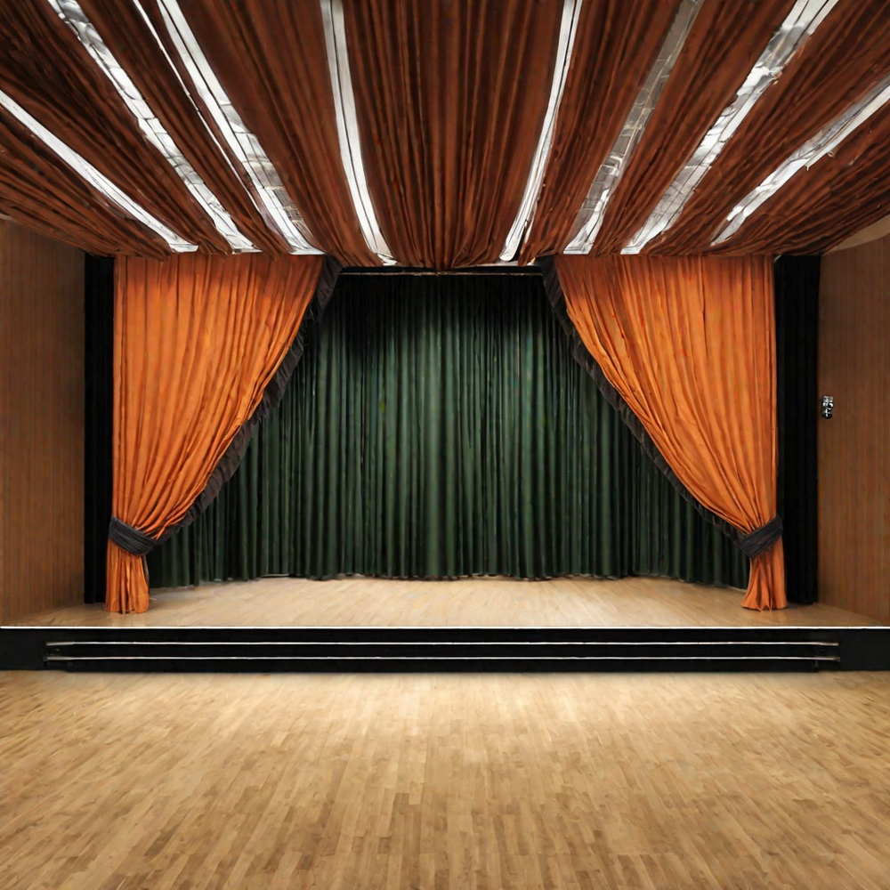 0 akustik sahne perdesi ses emici gürültü uğultu alıcı sahne kadife acoustic velvet curtans stage theatre cinema