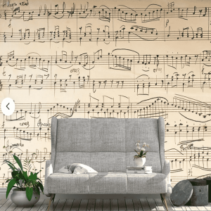 akustik duvar kağıdı acoustic wall paper ses emici uğultu alıcı duvar kağıdı