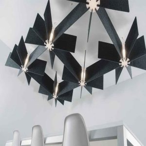 akustik lamba ışık tavan keçe lamba ses uğultu gürültü önleyici lamba dekorasyon resim modelleri çeşitleri keçe toptan_17