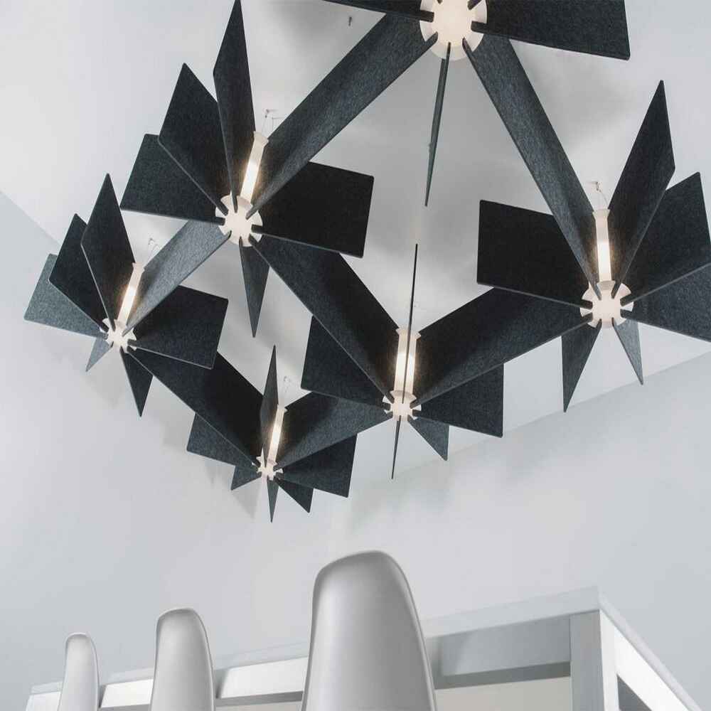 akustik lamba ışık tavan keçe lamba ses uğultu gürültü önleyici lamba dekorasyon resim modelleri çeşitleri keçe toptan_17