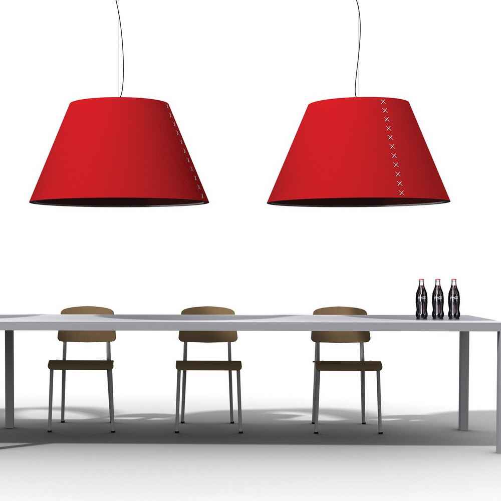 akustik lamba ışık tavan keçe lamba ses uğultu gürültü önleyici lamba dekorasyon resim modelleri çeşitleri keçe toptan_18