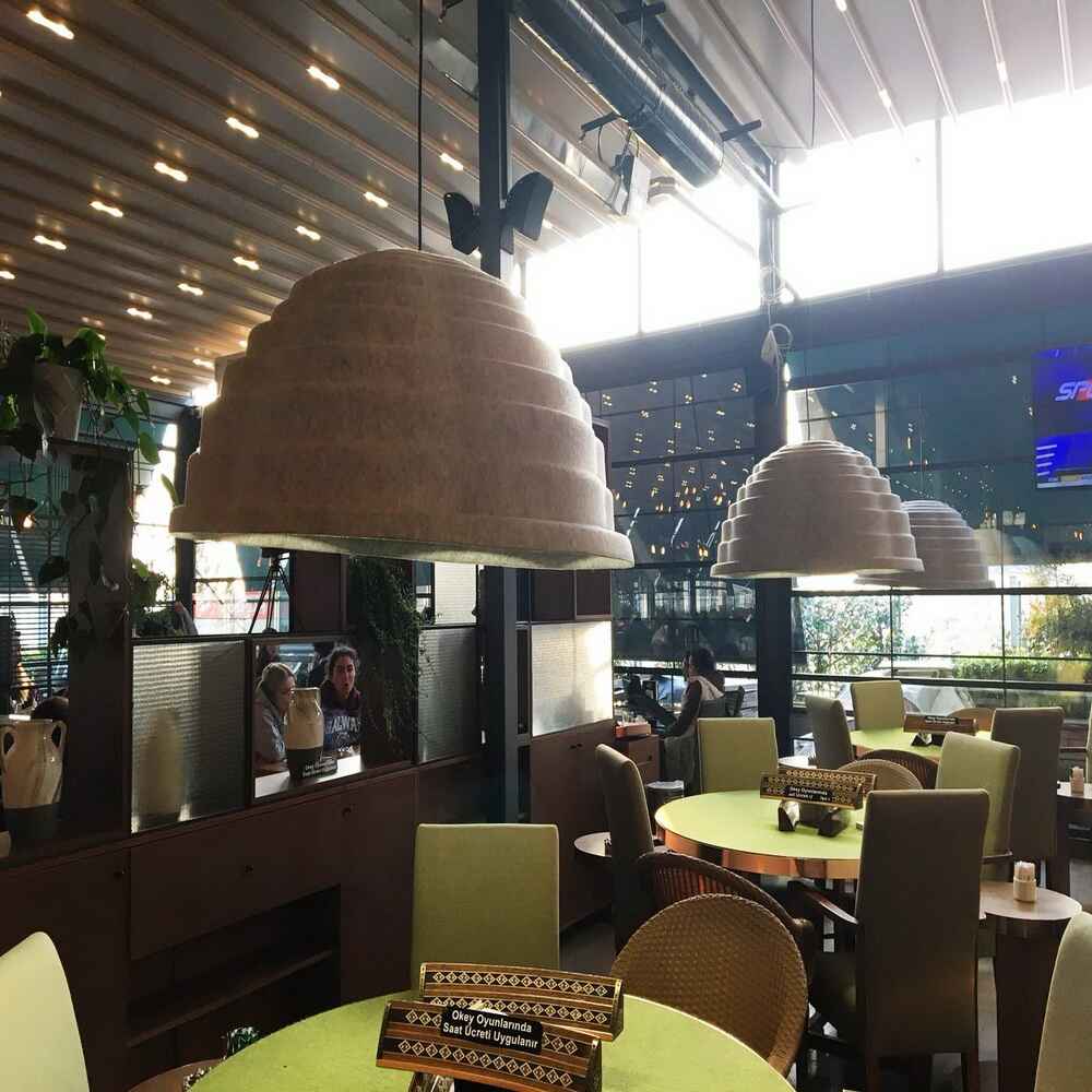 akustik lamba ışık tavan keçe lamba ses uğultu gürültü önleyici lamba dekorasyon resim modelleri çeşitleri keçe toptan_31.jpg