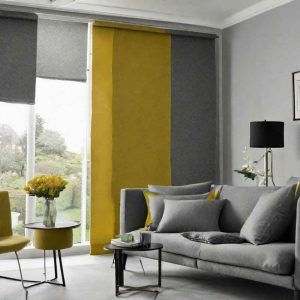 katlamalı akustik ses perdesi katlamalı perde folded acoustic blinds motorlu felt _1