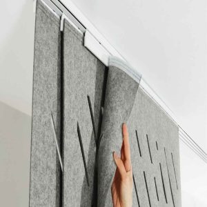 katlamalı akustik ses perdesi katlamalı perde folded acoustic blinds motorlu felt _8