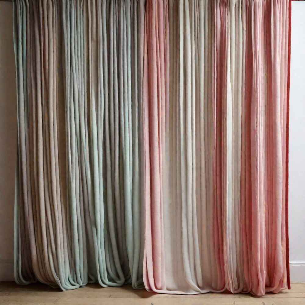 uğultu perdesi ses emici erdeler dikey katlamalı japon kadife panel ses yumuşatan perdeler keçe perde felt curtains _014